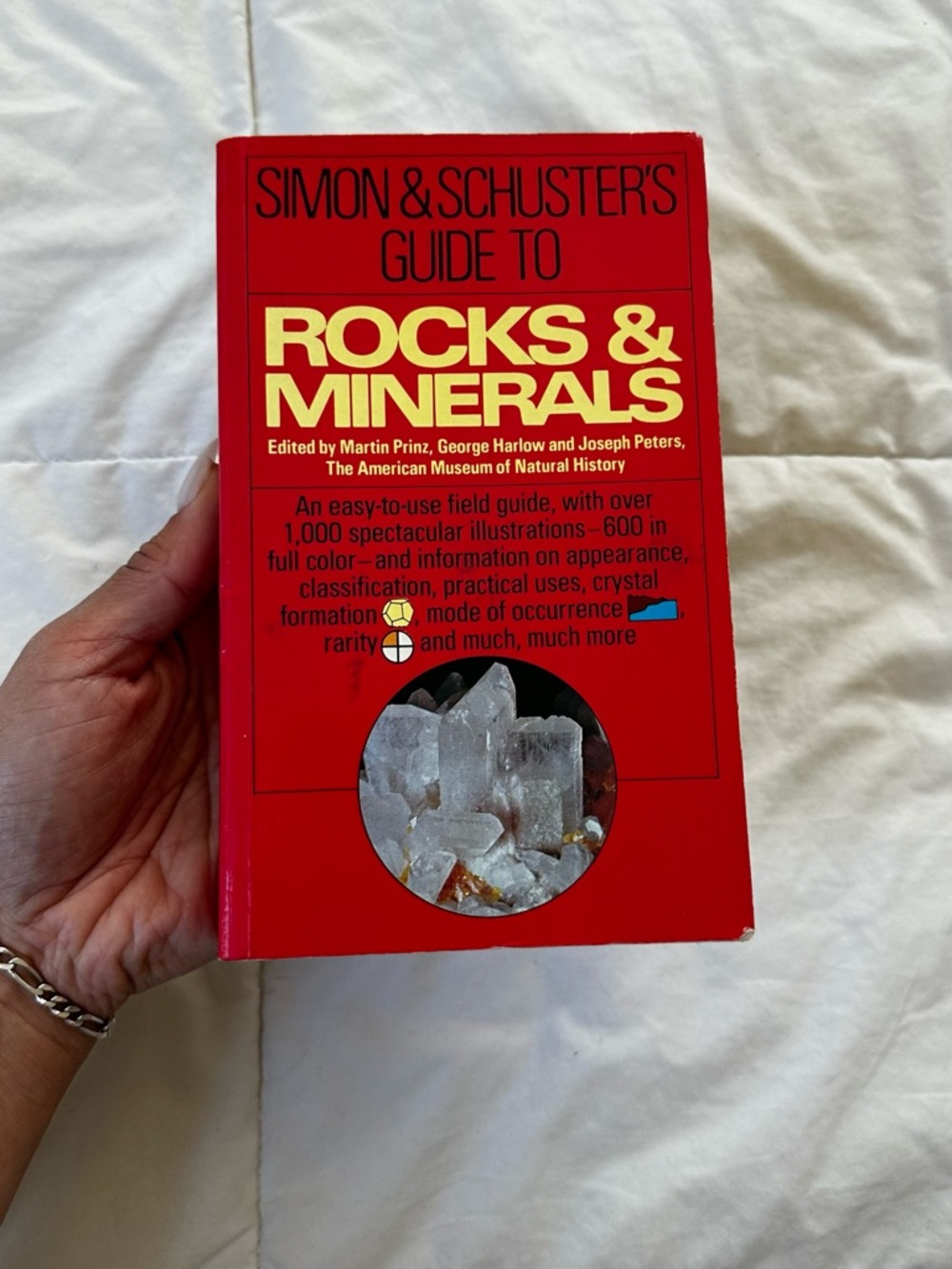 SIMON & SCHUSTER'S GUIDE TO ROCKS & MINERALS BOOK~Rare 1978 First Edition!